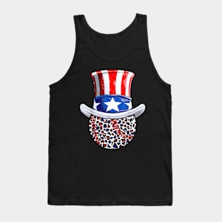 Baseball Lover 4th Of July Hat Funny Tank Top